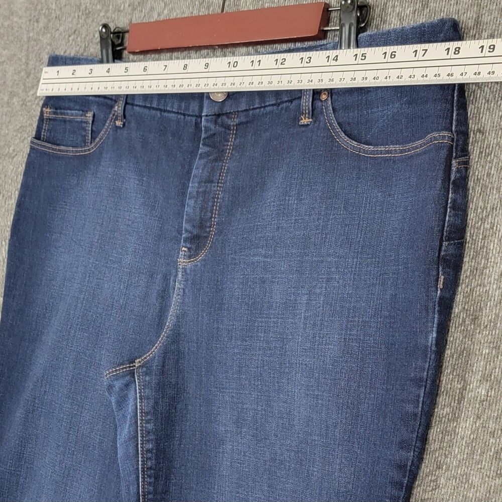 Chicos Jeans 2.5 Womens 14 Blue Dark Wash The So Lifting Slim Leg Stretch Denim - Picture 3 of 12